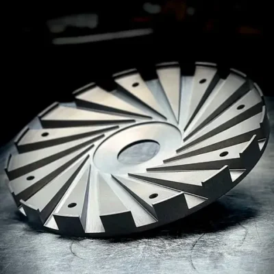Multi-axis plate expertly machined for demanding applications.